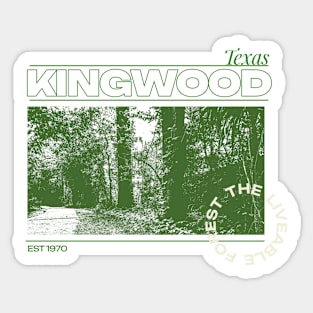 Trendy Vintage Kingwood TX Sticker